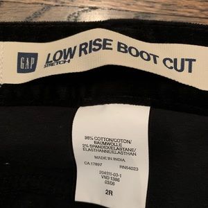 Gap velvet pants boot cut 2